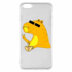Чехол для iPhone 6 Plus/6S Plus Капибара Программист - PrintSalon
