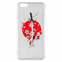 Чехол для iPhone 6 Plus/6S Plus katana in sakura