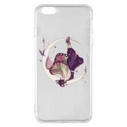 Чехол для iPhone 6 Plus/6S Plus Kochou Shinobu аnime Demon Slayer - PrintSalon