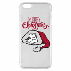 Чехол для iPhone 6 Plus/6S Plus Кот саймона рождество - PrintSalon