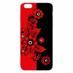 Чохол для iPhone 6 Plus/6S Plus Червоні квіти - PrintSalon