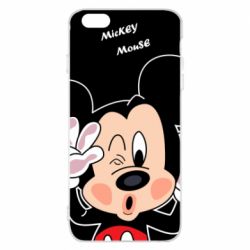 Чехол для iPhone 6 Plus/6S Plus Mickey Kiss - PrintSalon