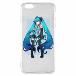 Чехол для iPhone 6 Plus/6S Plus Miku art - PrintSalon
