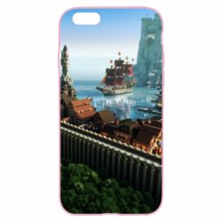 Чехол для iPhone 6 Plus/6S Plus Minecraft beautiful town