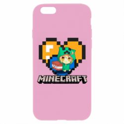 Чехол для iPhone 6 Plus/6S Plus Minecraft Girl