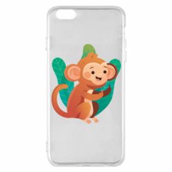 Чехол для iPhone 6 Plus/6S Plus Monkey. Fuck You - PrintSalon