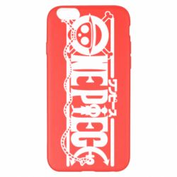 Чехол для iPhone 6 Plus/6S Plus One Piece Logo Anchor - PrintSalon