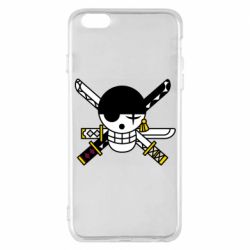 Чехол для iPhone 6 Plus/6S Plus One Piece Zoro logo - PrintSalon