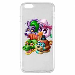 Чехол для iPhone 6 Plus/6S Plus Персонажи FNAF - PrintSalon