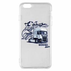 Чехол для iPhone 6 Plus/6S Plus Scania watercolor art - PrintSalon