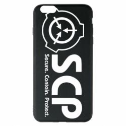 Чехол для iPhone 6 Plus/6S Plus SCP logo text