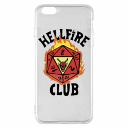 Чехол для iPhone 6 Plus/6S Plus Stranger Things: Hellfire club - PrintSalon