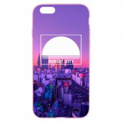 Чохол для iPhone 6 Plus/6S Plus Sunset city - PrintSalon