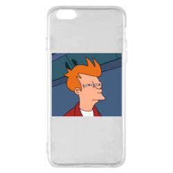 Чехол для iPhone 6 Plus/6S Plus Suspicious Fry - PrintSalon
