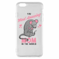 Чехол для iPhone 6 Plus/6S Plus The Most amazing mom in the world - PrintSalon