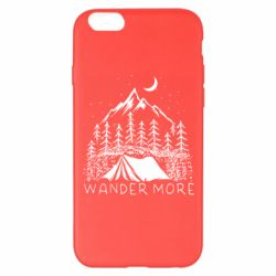 Чехол для iPhone 6 Plus/6S Plus Wander more - PrintSalon