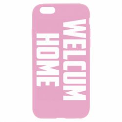 Чехол для iPhone 6 Plus/6S Plus Welcum Home - PrintSalon