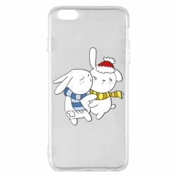 Чехол для iPhone 6 Plus/6S Plus Зайцы - PrintSalon