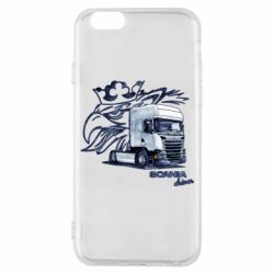 Чехол для iPhone 6/6S Scania watercolor art - PrintSalon