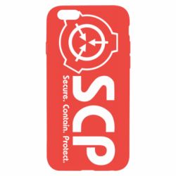Чохол для iPhone 6/6S SCP logo text - PrintSalon