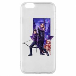 Чехол для iPhone 6/6S Соколиный глаз и Кейт Бишоп - PrintSalon