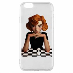 Чехол для iPhone 6/6S The Queen's Gambit art - PrintSalon