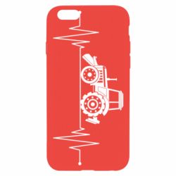 Чехол для iPhone 6/6S Трактор импульс - PrintSalon