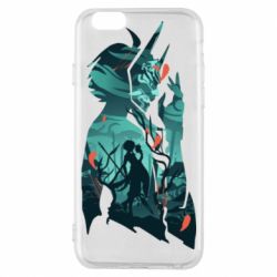 Чехол для iPhone 6/6S Xiao silhouette - PrintSalon