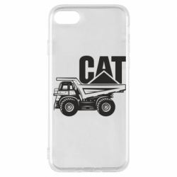 Чехол для iPhone 7 CAT logo and truck - PrintSalon