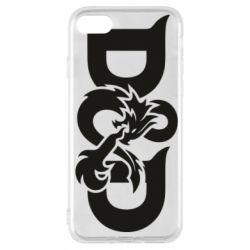 Чехол для iPhone 7 Dungeons s Dragons logo - PrintSalon