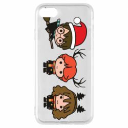 Чохол для iPhone 7 Гаррі Поттер та друзі новорічні - PrintSalon