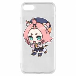 Чехол для iPhone 7 Genshin Impact chibi Diona - PrintSalon