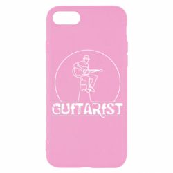 Чехол для iPhone 7 Guitar player. - PrintSalon