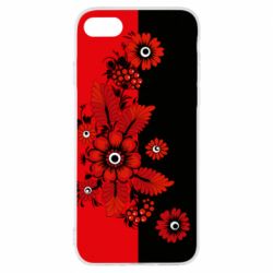 Чохол для iPhone 7 Червоні квіти - PrintSalon