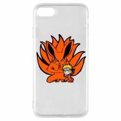 Чехол для iPhone 7 Kurama And Naruto - PrintSalon