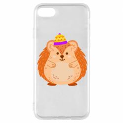 Чехол для iPhone 7 Little hedgehog in a hat - PrintSalon