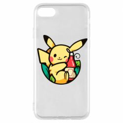 Чехол для iPhone 7 Pikachu with ketchup - PrintSalon