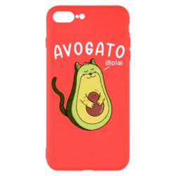Чехол для iPhone 7 Plus Avogato Cat - PrintSalon