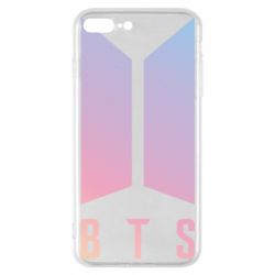 Чехол для iPhone 7 Plus BTS gradient logo - PrintSalon
