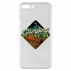 Чехол для iPhone 7 Plus Camping and forest - PrintSalon