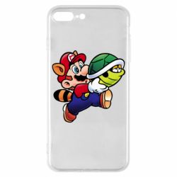Чехол для iPhone 7 Plus Cute Mario with turtle - PrintSalon