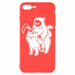 Чохол для iPhone 7 Plus Death and cat - PrintSalon
