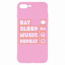 Чехол для iPhone 7 Plus Eat sleep dj repeat. - PrintSalon