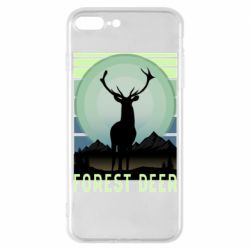 Чехол для iPhone 7 Plus Forest deer - PrintSalon