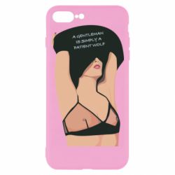 Чехол для iPhone 7 Plus Gentleman Is Simply A Patient Wolf - PrintSalon
