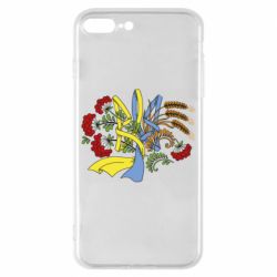 Чохол для iPhone 7 Plus Герб колоски і калина - PrintSalon