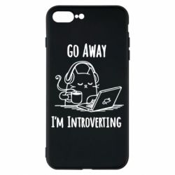 Чехол для iPhone 7 Plus Go away i'm introverting - PrintSalon