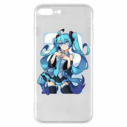 Чехол для iPhone 7 Plus Hatsune Miku art - PrintSalon