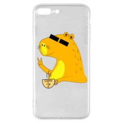 Чехол для iPhone 7 Plus Капибара Программист - PrintSalon