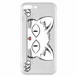 Чехол для iPhone 7 Plus Котейка - PrintSalon